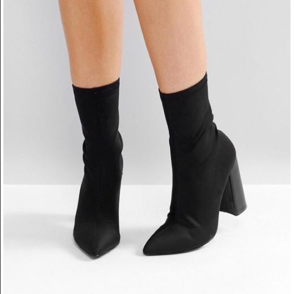 NEW Black Sock Booties